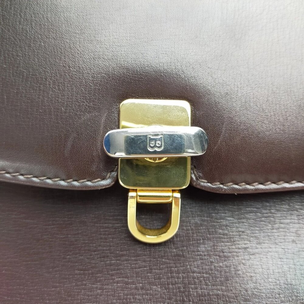 744166BV (L1) Bally Crossbody Bag Brown Leather - Picture 6 of 9